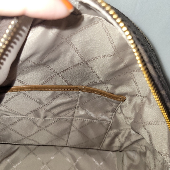 Michael Kors Acorn Brown backpack - Picture 11 of 14